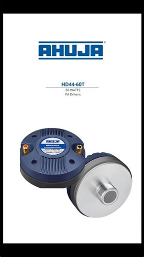 Ahuja HD44-60T 60 Watt PA Driver Sound Test 😱🔥 | Clear Vocal Compression Driver HF