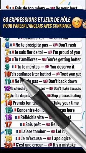 ​Maitrisez l'Anglais RAPIDEMENT : 60 Phrases Essentielles #french #apprendrelanglais