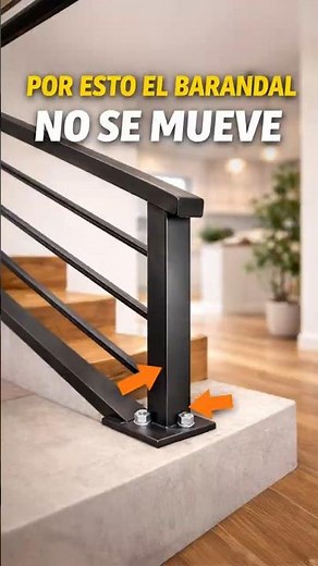 The trick to keep a railing from moving