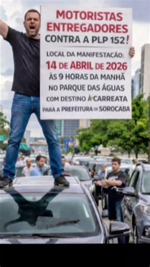 📍*Sorocaba SP*Local da concentração: Parque das Águas 🗓️ Dia 14 de Abrl🕒 Horário: 09:00h #NãoAopl152
