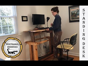 Woodworking : DIY Standing Desk W/ Vevor Linear Actuators // How-To Part 1