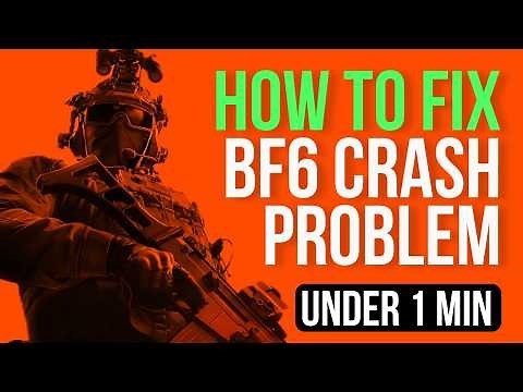 BATTLEFIELD 6 CRASHING [FIXED] | How to Fix BF6 on PC Problem