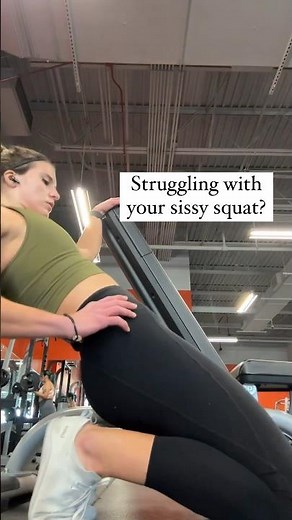 Sissy squat progressions