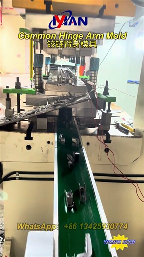 Progressive Stamping Mold for Hinge Arm,Mold Manufacturing#Mold Design#Die Making#yanman