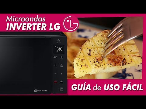 CÓMO USAR el MICROONDAS LG Smart Inverter | Patatas Asadas | MH6535GDS