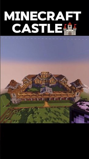 How to Build Minecraft Castle🏰 #viral #viralvideo
