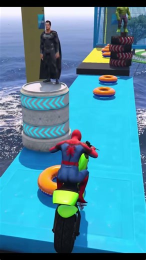 الرجل العنكبوت انقاذ باتمان Spider-Man Rescue batman vs iron man vs venom funny Game GTA 5 superher