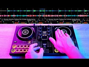 PRO DJ DOES INSANE DJ TRICKS ON THIS "TOY CONTROLER" - Fast and Creative DJ Mixing Ideas