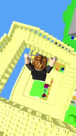 Bacon plays Roblox Infinite Stairs 😆🩵🩵 #roblox #shorts #robloxshorts