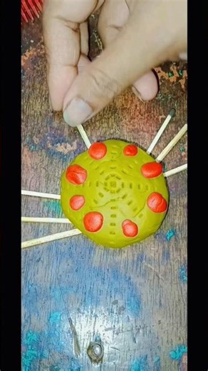 New clayart sho# clayart #artwork#diy#art#how#shortsfeed#shorts##clay #diycraft#ytshorts#5minutecr#y