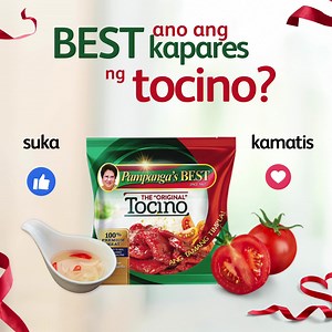 Ano ang best kapares ng Original Pork Tocino mga bestie? Like kung Suka at Heart naman kung kamatis ❤️ Maligayang Araw ng mga Puso mula sa Pampanga's Best! Sa araw ng mga nagmamahalan, ipinaaabot namin ang aming pinakamainit na pagbati. Sana'y puno ng pag-ibig at ligaya ang inyong puso ngayong Valentines. Mahal namin kayo! ❤️ Check out Pampanga's Best Brochure https://flipbookpdf.net/web/site/e3d3ec16e56f38906d87d61a4ae0d7e29f696a23202402.pdf.html Order here: https://bit.ly/BiliNaBestie #ShareLo
