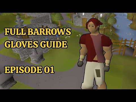 BARROWS GLOVES Full Route (Iron/Hardcore) Ep. 1 - Getting Started, Money Making, Early Multiquesting