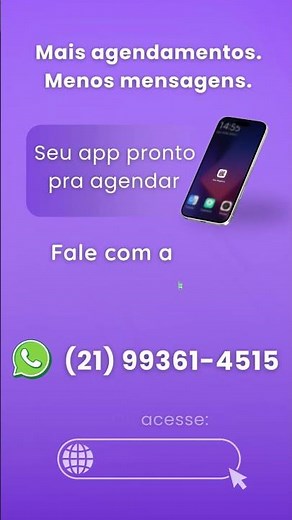 Seu app agenda sozinho, 24h por dia 📅 #shorts #agendapersonalizada