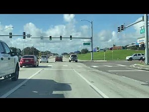 Driving Inside Sebring Florida US 27 Route