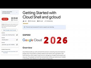 Getting Started with Cloud Shell and gcloud || 2026 || #GSP002 #qwiklabs #qwiklabsarcade2026