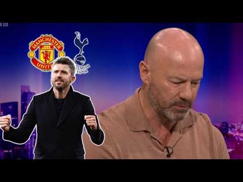 Alan Shearer Analysis on Michael Carrick Winning Tactics Man United vs Tottenham 2-0 MOTD