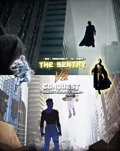 The Sentry (Full Power) Vs Conquest (Serious) | Marvel’s Cinematic Universe Vs Invincible