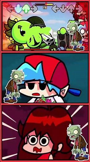 When a Zombie Joins a Music Battle 🎤💀 – Unexpected Ending! I FnF Pro Player #fnf #plantsvszombies