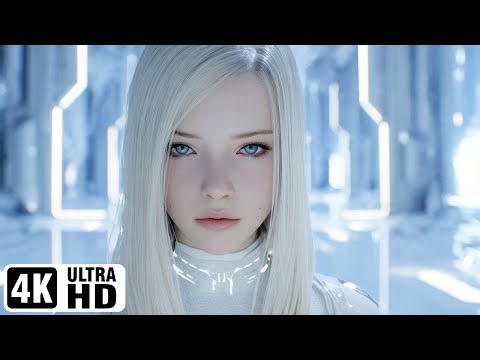 Android Combat Girl | Beautiful Humanoid Androids Girls Year 3097 | Sci-Fi | Future | 4K Part 35