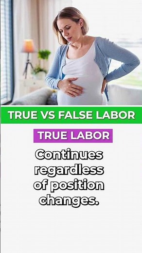 True vs False Labor Signs Explained in 60 Seconds