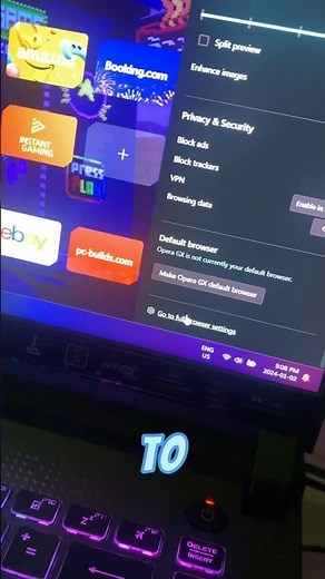 Import Chrome to opera GX