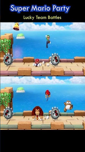 Super Mario Party - Lucky Brothers Mario and Luigi #mario