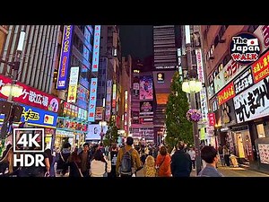 Tokyo Night Walk – Wild Shinjuku Nightlife Like No Other | Japan | 4K HDR