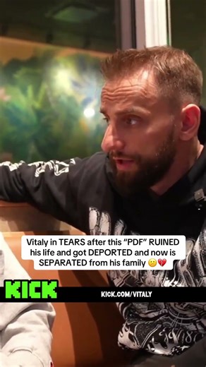 Vitaly in TEARS after this “PDF” RUINED his life and got DEPORTED 😯 #vitaly