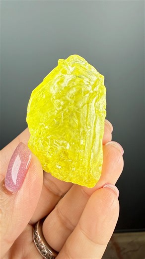 Yellow Sulphur Crystal Specimen From Peru - Etsy
