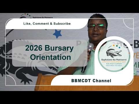 2026 Bursary Orientation