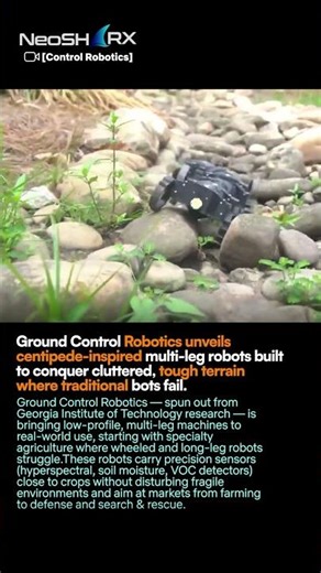 Ground Control Robotics, Inc. showcased its multi-legged robotic platform #innovation #drone #robots