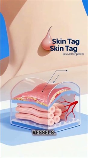 Why You Actually Get Skin Tags! 😨 #shorts #relatable #omg