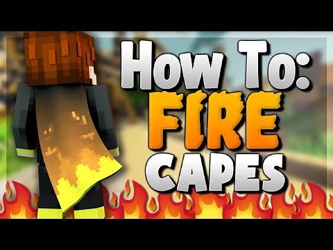 How to: FIRE OPTIFINE CAPE! (Optifine Cape Designs)
