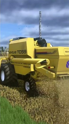 New Holland tc59 #fs25 #farmingsimulator25 #farming #viralvideo #viral #parati