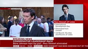 After being knocked out of the Tory leadership race, Rory Stewart says colleagues "weren't quite ready to hear" his message that a no-deal Brexit "would be catastrophic". Latest: https://bbc.in/2WVrbh6 | BBC Politics