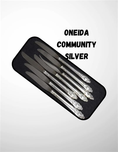 Vintage Silver Plate Silverware Evening Star by Oneida Community Silver Flatware Silverplate Sold by the Set Dinner Knives Forks Spoons - Etsy