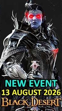 BDO NEW EVENT 13 AUG 2026, INDESTRUCTIBLE CRYSTAL, CUP ACCESSORY & MORE #bdo #blackdesert #event