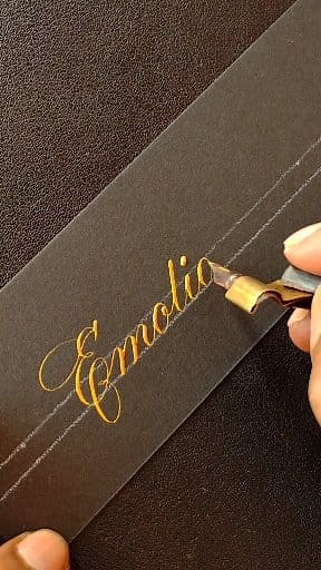 Awesome calligraphy. Copperplate calligraphy. #calligraphy #copperplate #art #modernart #Lettering #penmanship #reelschallenge | Babu Calligraphy