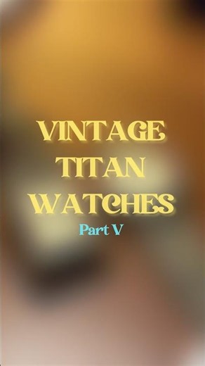 5 Rare Vintage Titan Watches You NEED to See! 🤯 | Hidden Gems from the 90s #Shorts