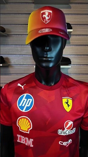 Men’s Red Cherry Ferrari Motorsport Shirt – Official 2026 Team Style Formula 1 Casual
