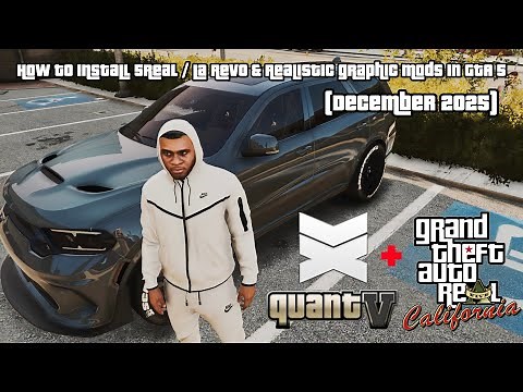 HOW TO INSTALL 5REAL / LA REVO & REALISTIC GRAPHIC MODS IN GTA 5 (DECEMBER 2025)