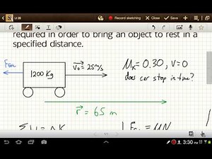 Physics Work Problems - How to Use Forces to Calculate Work and Kinetic Energy