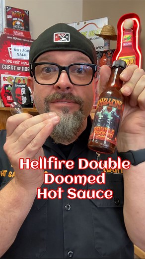 957 reactions · 48 shares | Trying the new hottest sauce on the market, Hellfire Double Doomed. | Hot Sauce Boss | Facebook