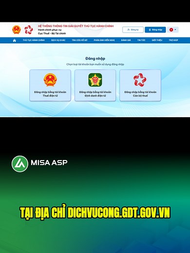 🔔 Người nộp thuế cần đặc biệt lưu ý: Toàn bộ thủ tục hành chính thuế từ nay sẽ được thực hiện duy nhất qua hệ thống mới