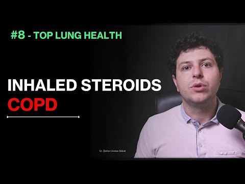 When are inhaled corticosteroids used in COPD?