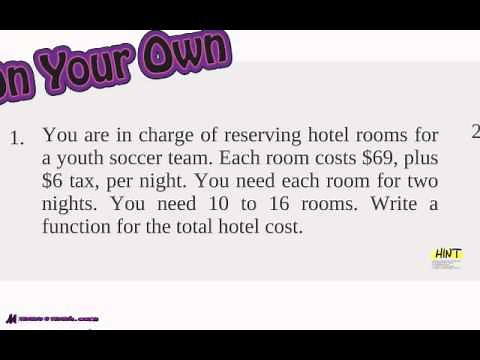 Discrete & Continuous Domains Math/Algebra Lesson