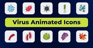 Virus Animated Icons