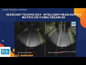 HeadLight Technology - Intelligent Headlight Vs Matrix LED Vs Multibeam LED
