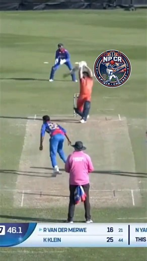 Nepal vs Netherlands cwc league 2 #cricket #shorts