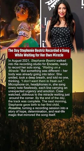 The Day Stephanie Beatriz Recorded a Song While Waiting for Her Own Miracle